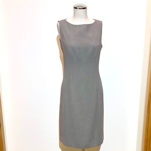 🔴💥EUC💥 Classic taupe sheath dress w/two way stretch - Size 6